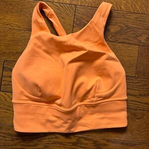lululemon athletica Peach-Orange Sports Bralette